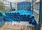 bleu profond tuyau d'enveloppe en plastique de 50x6000mm forant puits d'eau des outils avec des fentes