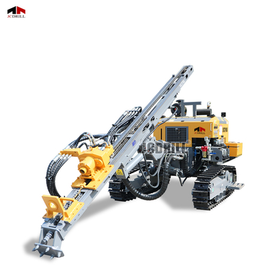 acheter Double moteur Compacte taille Dth Pneumatique Forage Crawler Forage monté entièrement hydraulique fabrication en ligne