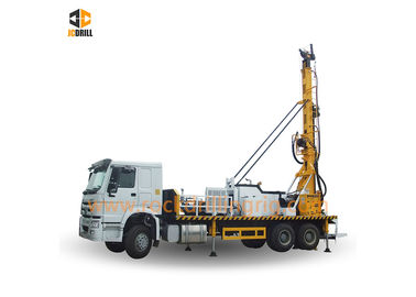 Un bon prix. 300m plate-forme de forage résistante de puits d'eau du camion 6 x 4 avec la perceuse Rods de 3M/4,5 M en ligne