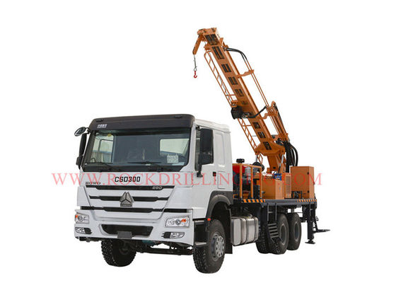Un bon prix. Puits d'eau hydraulique du camion 4500mm forant Rig Machine en ligne
