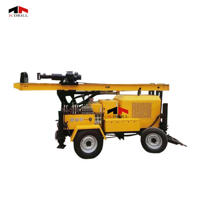 acheter La remorque portative a monté la petite plate-forme de forage 44KW bonne hydraulique fabrication en ligne