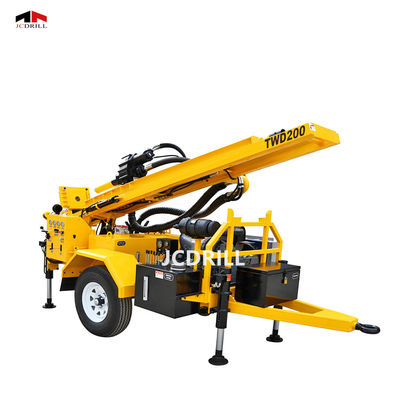 acheter Forage hydraulique Rig With Mud Pump de remorque de DTH fabrication en ligne