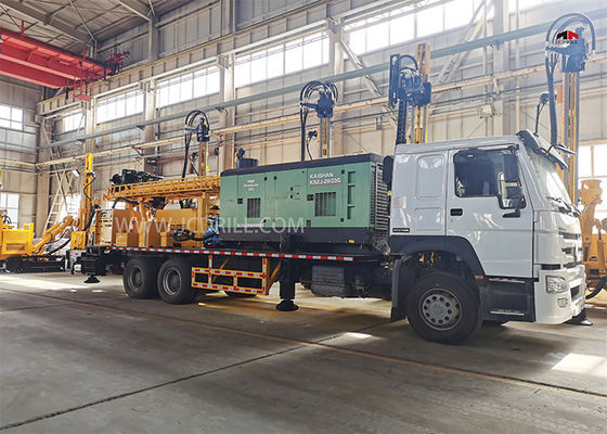 acheter plate-forme de forage montée par camion multifonctionnel de forage de 6x4 300meters fabrication en ligne