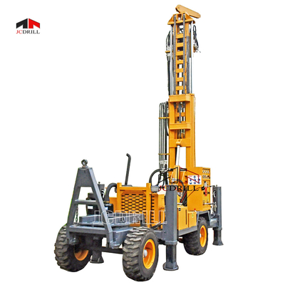 acheter Twd200 Roche Portable puits d'eau Rig moteur diesel remorque monté trou de forage fabrication en ligne