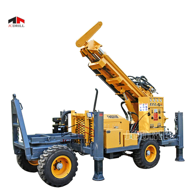 acheter 355mm 200m Portable de puits d'eau de forage Rig remorque montée rotative fabrication en ligne
