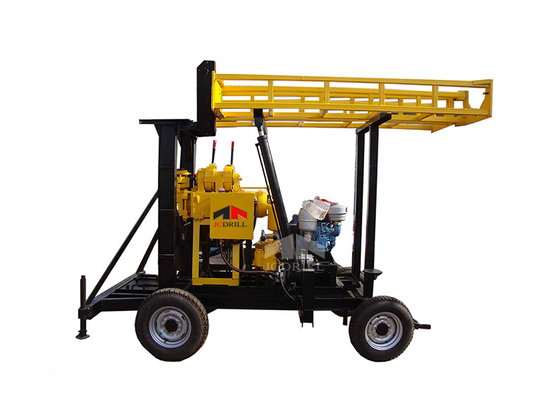 acheter 200m remorque portable puits d'eau de forage de la plateforme de forage hydraulique fabrication en ligne