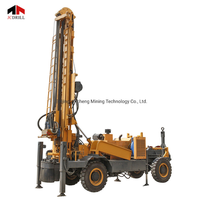 acheter Puits d'eau monté par remorque de forage de Dth d'air forant Rig Machine 300m fabrication en ligne