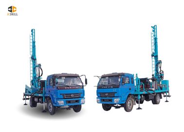 Un bon prix. plate-forme de forage montée de puits d'eau de camion léger de 200m plein DTH hydraulique garantie de 1 an en ligne
