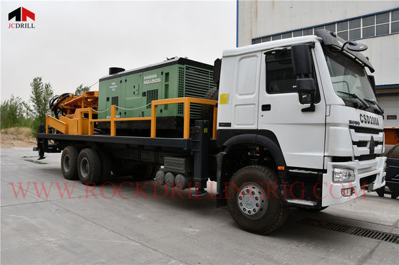 Un bon prix. perçage hydraulique rotatoire Rig Machine With Air Compressor de l'eau de 114mm 200m en ligne