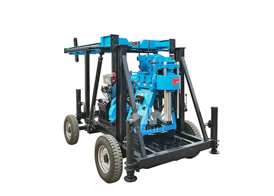 Un bon prix. 22hp perçage bon hydraulique Rig Blue Colour du moteur diesel 200m en ligne